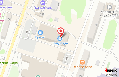 Магазин бытовой техники и электроники Эльдорадо в Воронеже на карте