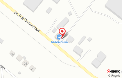 Автомойка Юг в Сосновоборске на карте