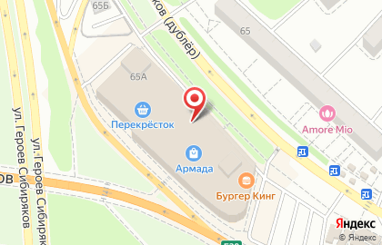 Салон оптики Точка Зрения на улице Героев Сибиряков на карте