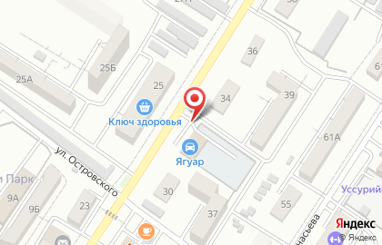Автостоянка во Владивостоке на карте