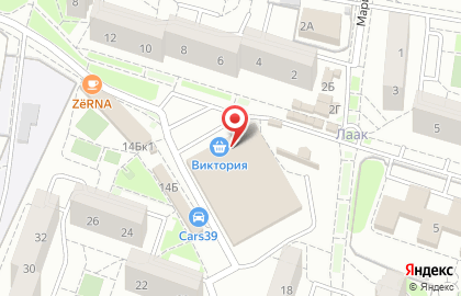 Ателье в Калининграде на карте