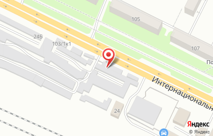 Каяба на Интернациональной улице на карте