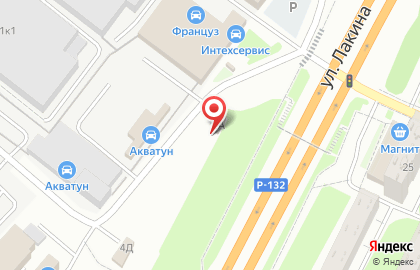 Шиномонтажная мастерская во Владимире на карте