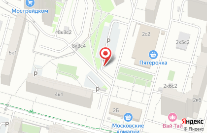 Автостоянка №10 на карте