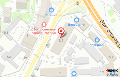 Сеть супермаркетов Быстроном на Первомайской улице на карте