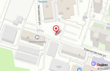 Автостоянка в Перми на карте