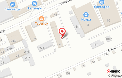 Автосервис инжектор+ на Заводской улице на карте