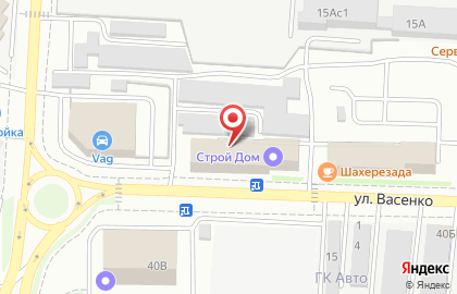 Центр генетических исследований на улице Васенко на карте