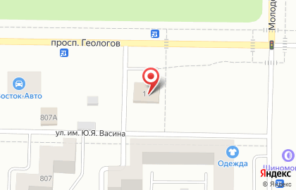 Магазин Иверия в Краснокаменске на карте