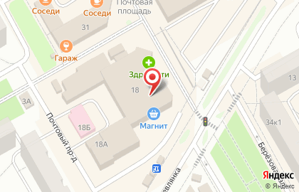 Магазин Цветы в Петрозаводске на карте