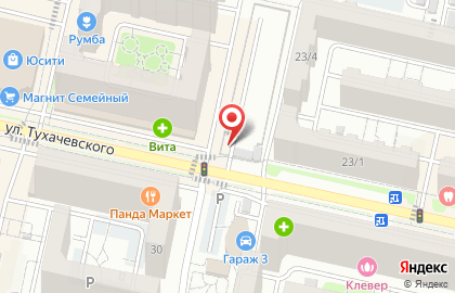 Автостоянка в Ставрополе на карте