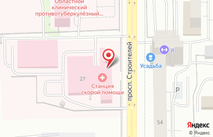 Банкомат УБРиР на проспекте Строителей, 27 на карте