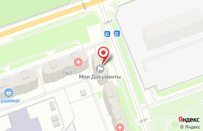Многофункциональный центр Выборгского района на Приозерском шоссе на карте