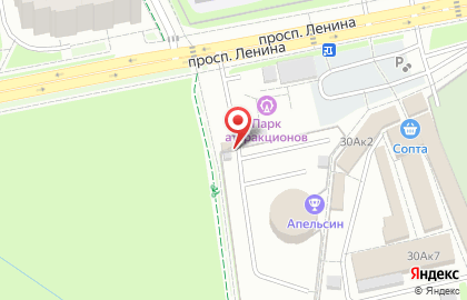 Автостоянка в Москве на карте