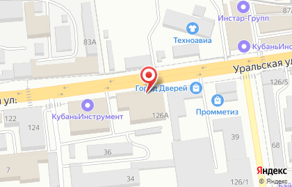 Фирма Метис на Уральской улице на карте