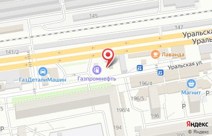Автомойка самообслуживания на Уральской улице на улице Уральская на карте