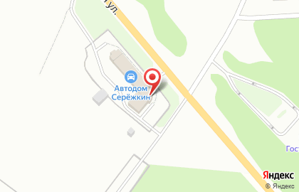 Серёжкин, автодом на карте