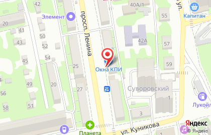 Торгово-монтажная компания КПИ на проспекте Ленина на карте