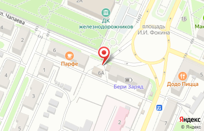 Киоск по продаже шаурмы в Фокинском районе на карте
