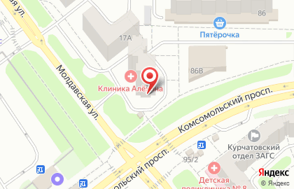 Аптека Фармленд на Комсомольском проспекте, 88 на карте