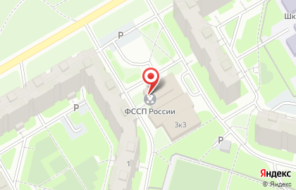 Западный отдел судебных приставов Приморского района на карте