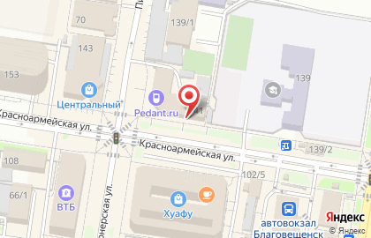 Социальный коммерческий банк Примсоцбанк на Красноармейской улице на карте