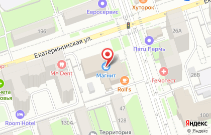 Капитал Медицинское страхование на Екатерининской улице на карте