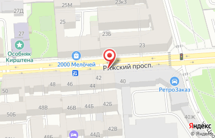 Рубикон на Рижском проспекте на карте