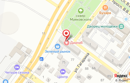 Продовольственный магазин в Грозном на карте