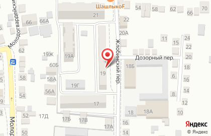 Автошкола Город в Жлобинском переулке на карте