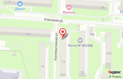 Аптека Муром-Фармация на Кооперативной улице на карте