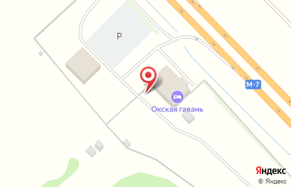 Автостоянка Окская гавань на карте