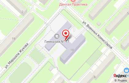 Планета Спорта на площади Маршала Жукова на карте