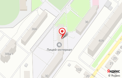 Общежитие ТГТУ в Тамбове на карте