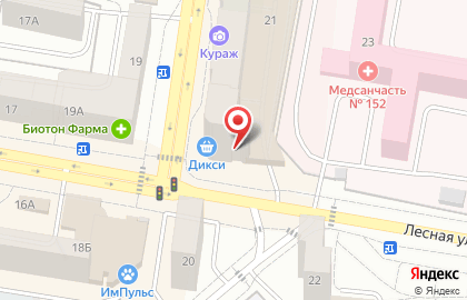 Ветеринарная аптека Дикси на Лесной улице, 21 в Дзержинском на карте