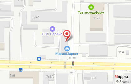 Федеральная сеть автомагазинов МаслоМаркет в Приволжском районе на карте
