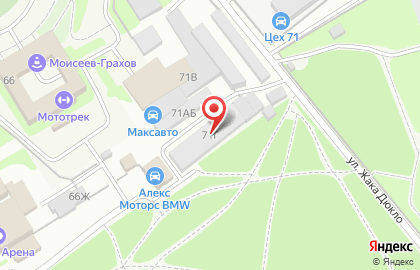 Автосервис Вилгуд на проспекте Тореза на карте