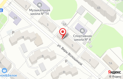 Магазин разливных напитков Крюгер на улице Веры Волошиной на карте