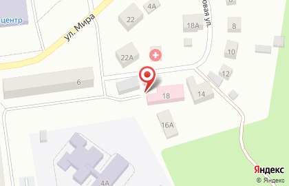 Больница Томская районная больница на Сосновой улице на карте