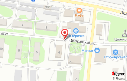 Магазин одежды и хозтоваров, ИП Гусакова Л.А. на карте