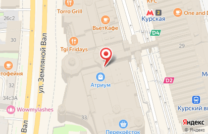 Lefutur на метро Курская на карте