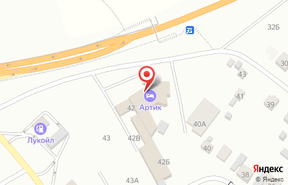 Отель Артик на карте