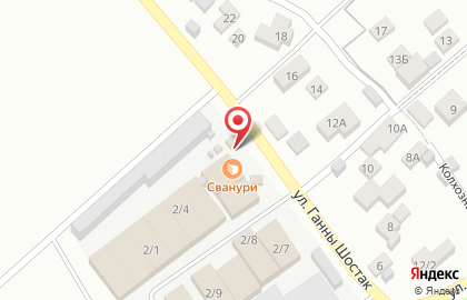 Магазин фастфудной продукции Сванури на карте