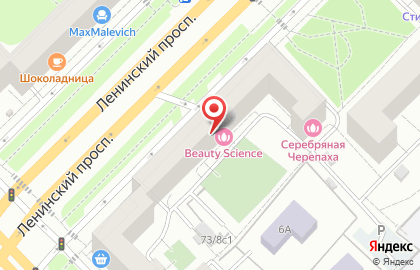 Желина на карте