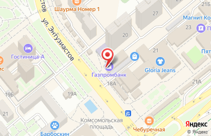 Газпромбанк в Ростове-на-Дону на карте