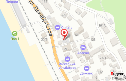 Мини-гостиница Волна на карте
