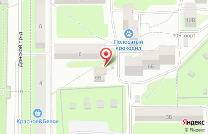 Кафе Дионис в Донском проезде на карте
