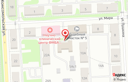 Технический центр на улице Мира на карте