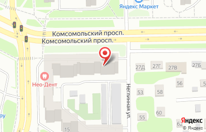 Торговая фирма Аквамарин на улице Чайковского на карте