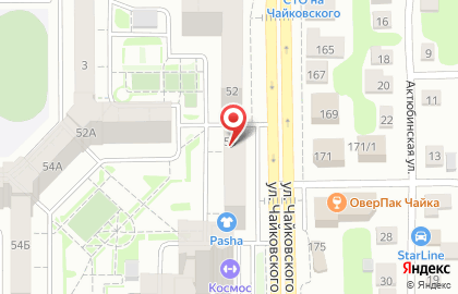 Туристическое агентство Ананас на улице Чайковского на карте